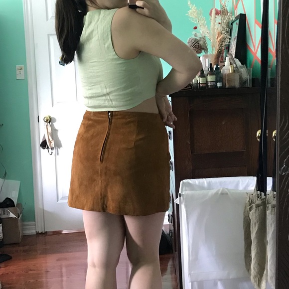 Faux Suede skirt - Picture 5 of 6